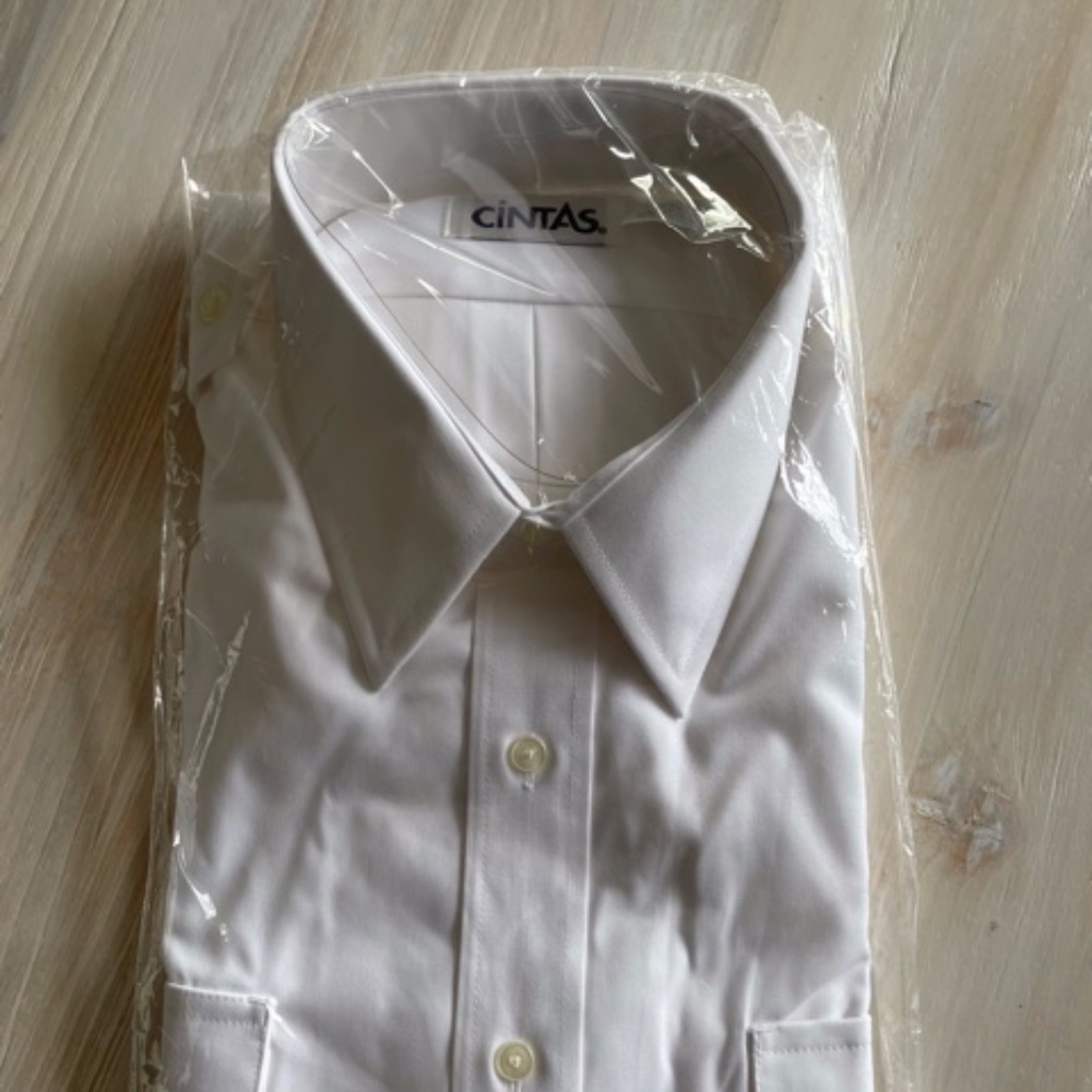 Cintas Short Sleeve Pilot Uniform Shirt Size 17